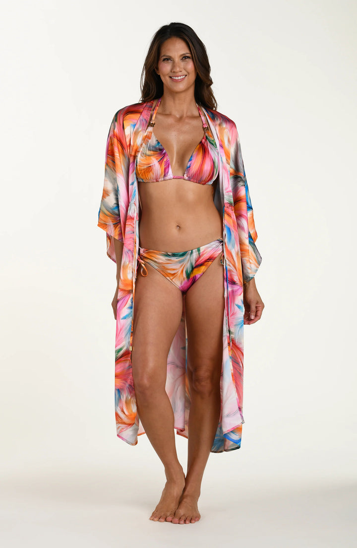 La Blanca Feathered Impressions Kimono