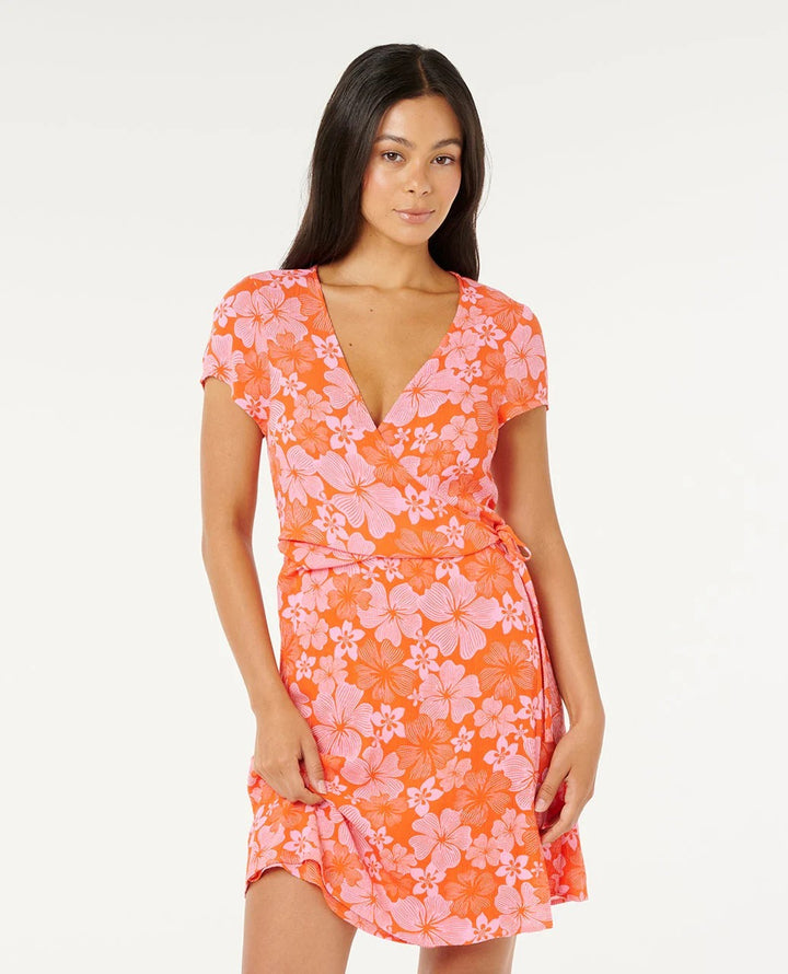 Rip Curl Aloha State Mini Wrap Dress