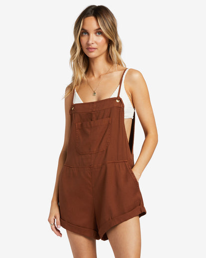 Billabong Wild Pursuit Short Overall - Womens Overalls - Big Sun Vernon  | Okanagan Beachwear