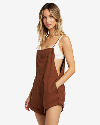 Billabong Wild Pursuit Short Overall - Womens Overalls - Big Sun Vernon  | Okanagan Beachwear
