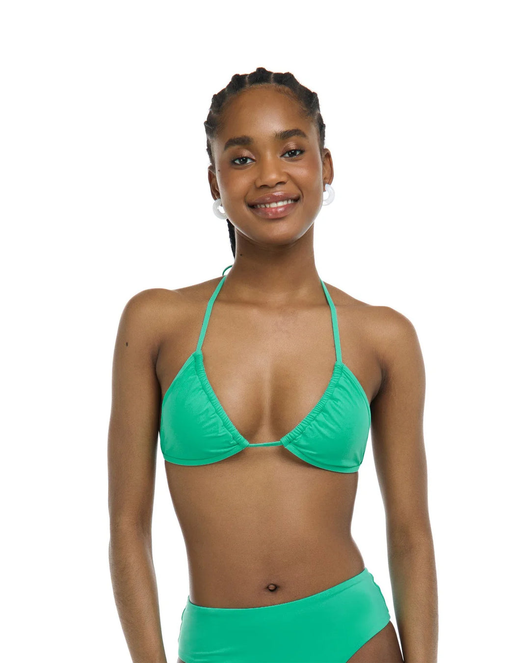 Eidon Solid Kali Slider Triangle Top - Womens Triangle Bikini Tops - Big Sun Vernon  | Okanagan Beachwear