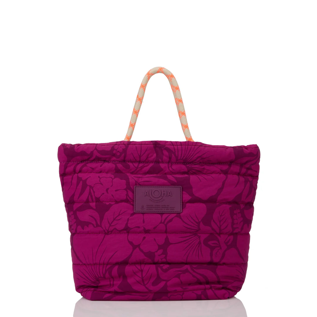 Aloha Large Quilted Rope Tote