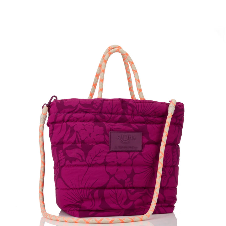 Aloha Large Quilted Rope Tote