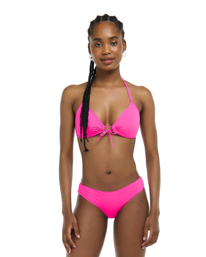 Eidon Solid Luna Bikini Bottom - Womens Mid Bikini Bottoms - Big Sun Vernon  | Okanagan Beachwear