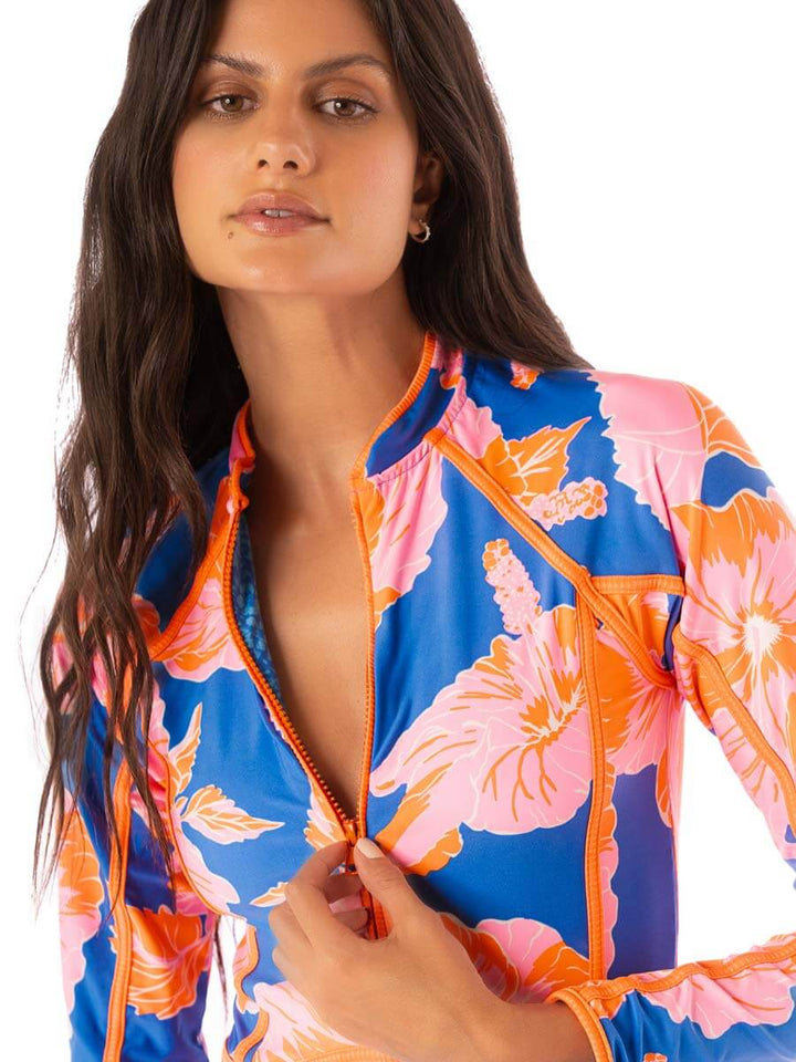 Maaji Magnolia Mirage Cardi One Piece - Womens Fashion One Pieces - Big Sun Vernon  | Okanagan Beachwear