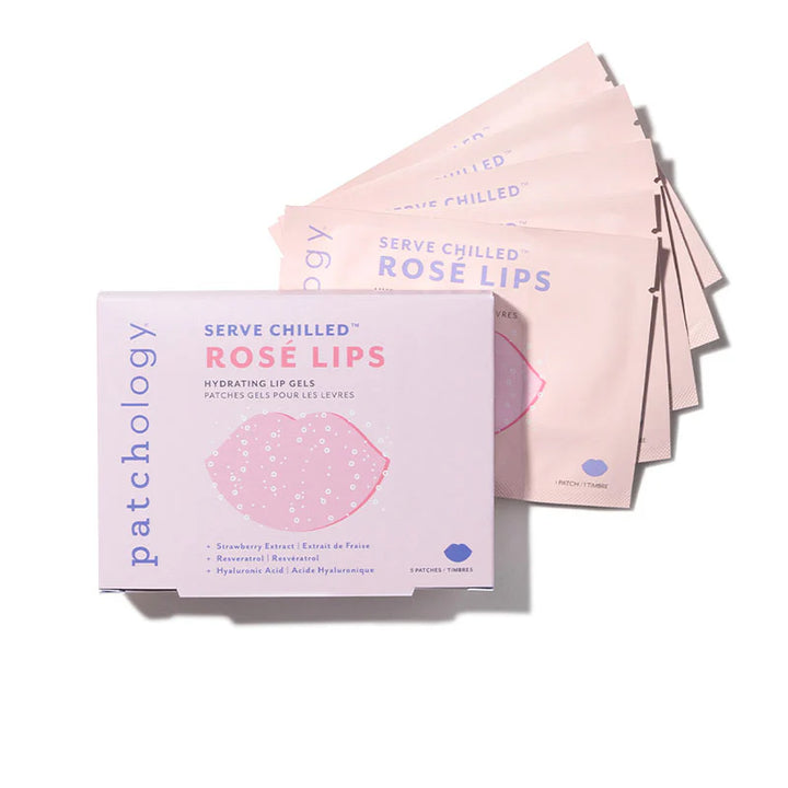 Patchology Serve Chilled Rosé Hydrating Lip Gel - 5 Pack