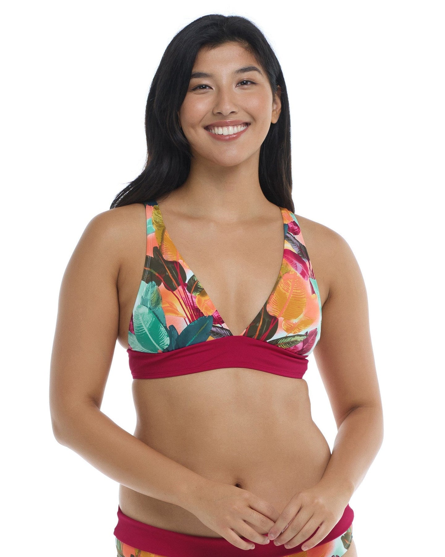 Swim Solutions Womens Vera Cruz Brief 2 Piece Tankini, Orange, 20 :  : Moda