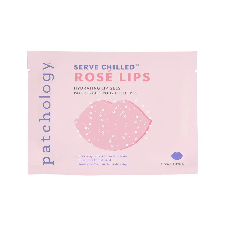 Patchology Serve Chilled Rosé Hydrating Lip Gel - 5 Pack