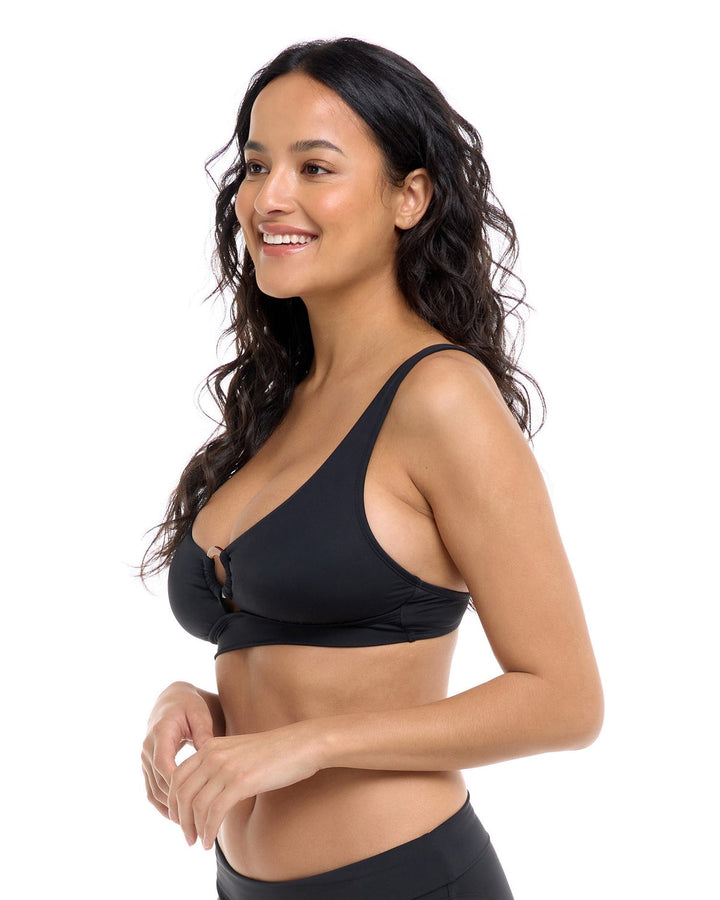 Skye Solid Carolyne Top - Womens Bralette Bikini Tops - Big Sun Vernon  | Okanagan Beachwear