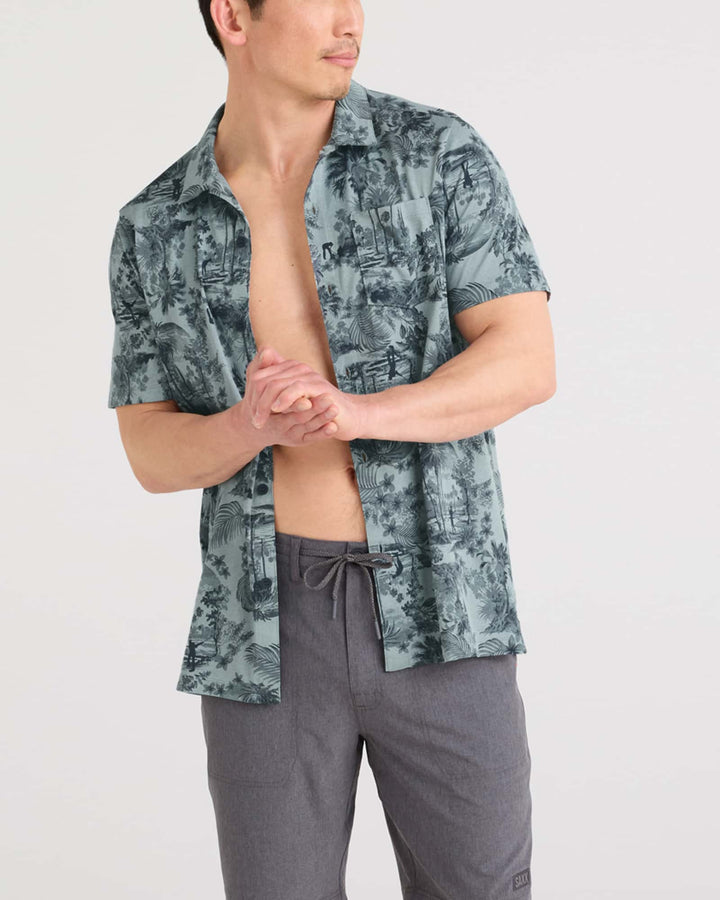 Saxx Droptemp Dry Resort Polo S/S Shirt - Mens Woven Shirts - Big Sun Vernon  | Okanagan Beachwear