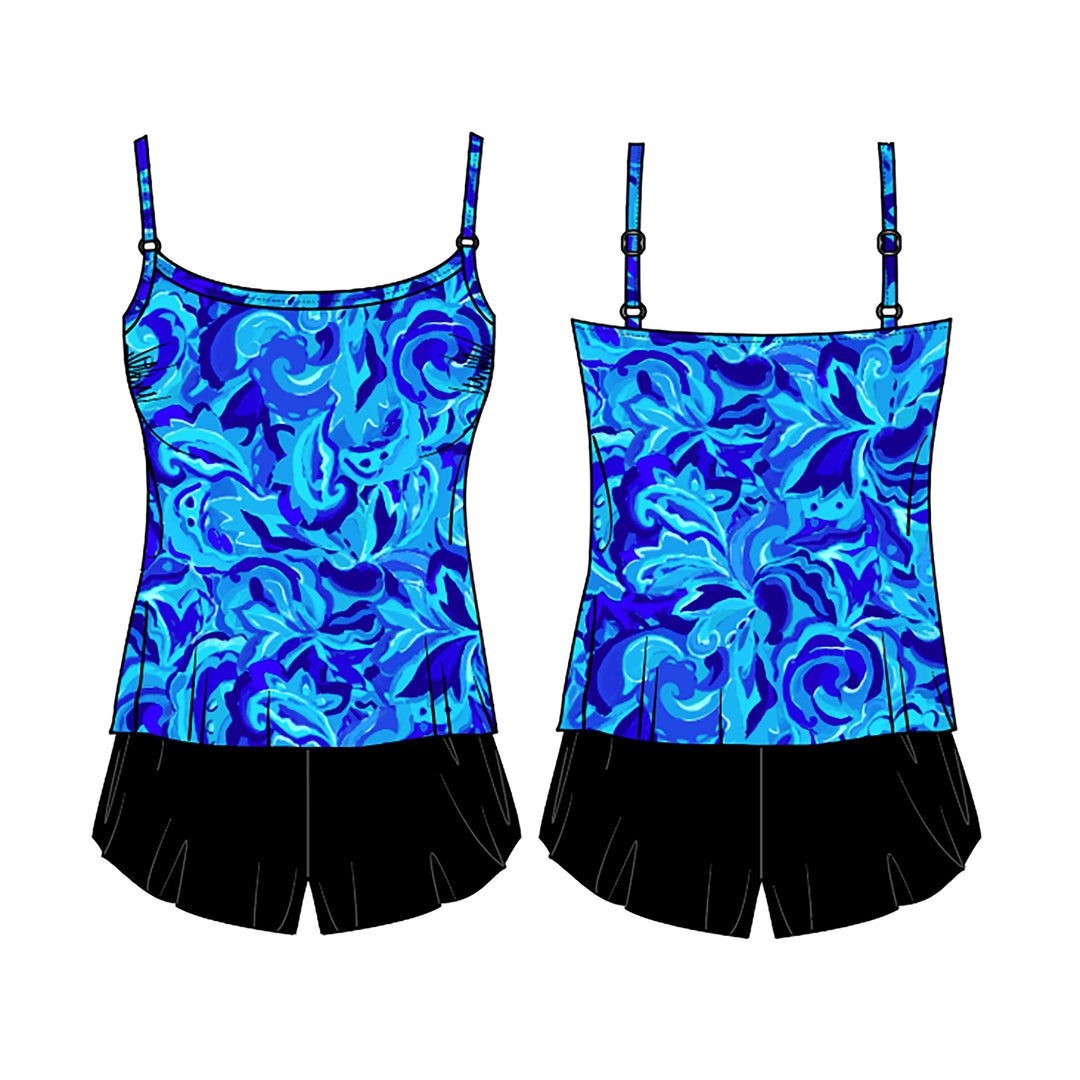 Penbrooke Farah Tumbled Paisley Romper 1pc - Womens Fashion One Pieces - Big Sun Vernon  | Okanagan Beachwear