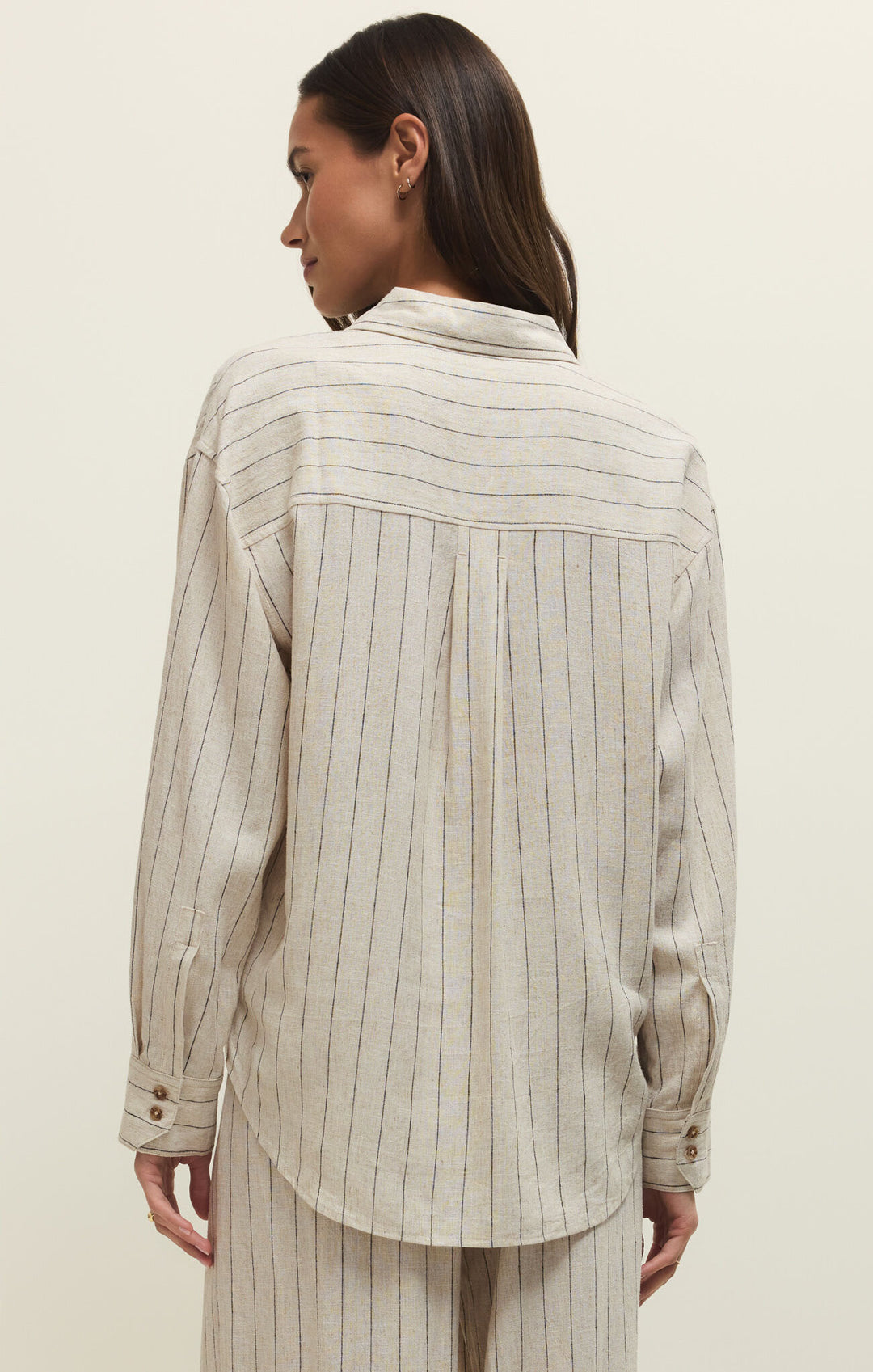 Z Supply  Alfie Striped Button Up Top