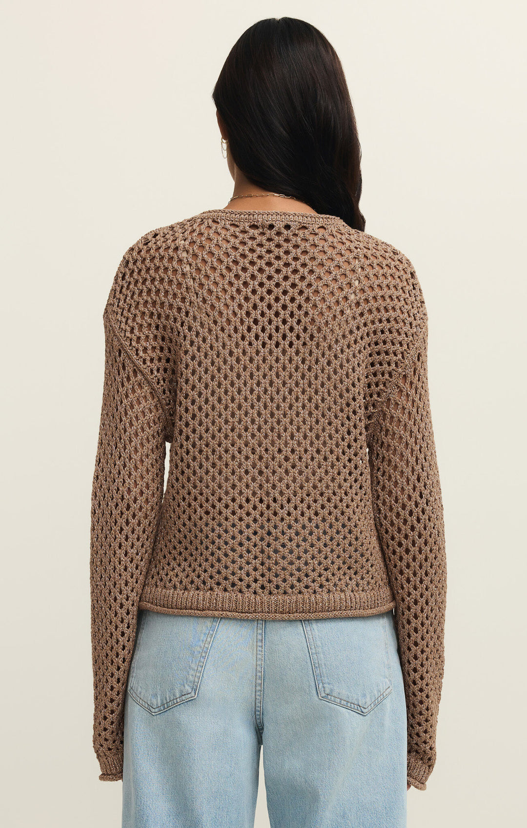 Z Supply Cala Shimmer Crochet Sweater