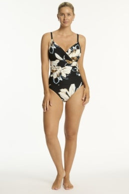 Sea Level La Luna Wrap Front One Piece - Womens Fashion One Pieces - Big Sun Vernon  | Okanagan Beachwear