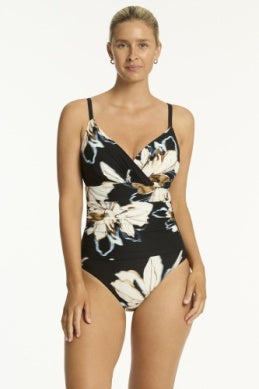 Sea Level La Luna Wrap Front One Piece - Womens Fashion One Pieces - Big Sun Vernon  | Okanagan Beachwear