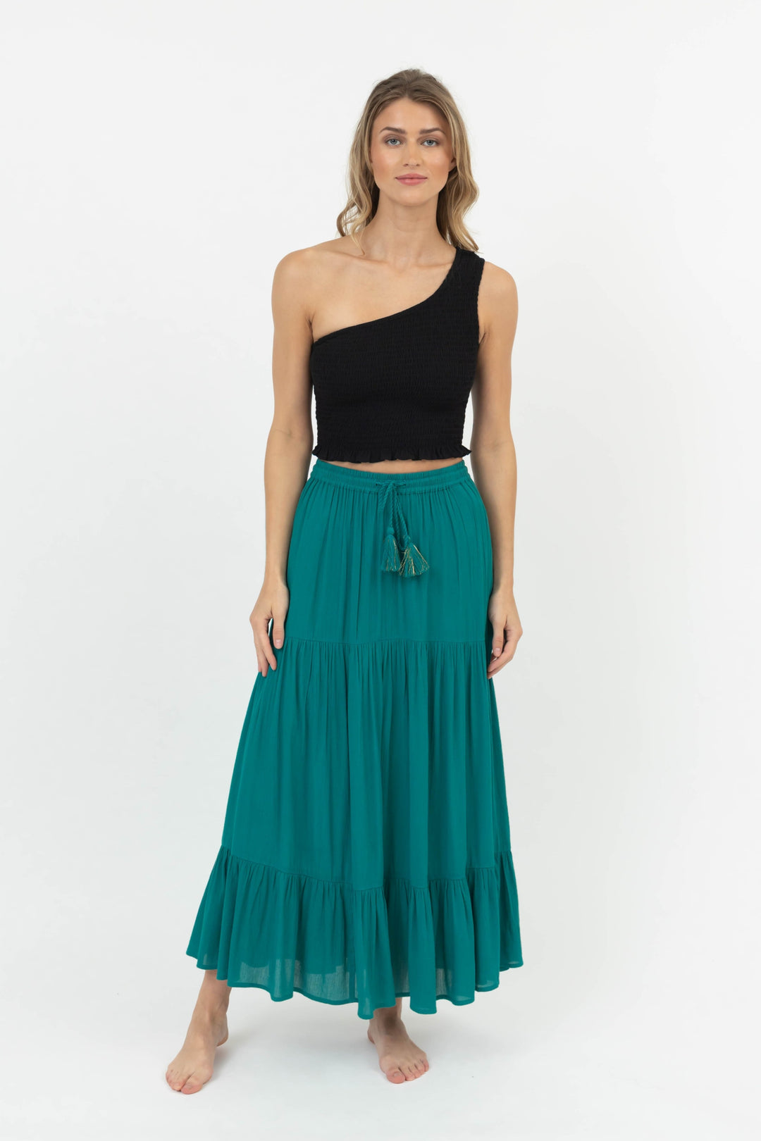Koy Miami Tiered Long Skirt