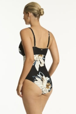 Sea Level La Luna Wrap Front One Piece - Womens Fashion One Pieces - Big Sun Vernon  | Okanagan Beachwear