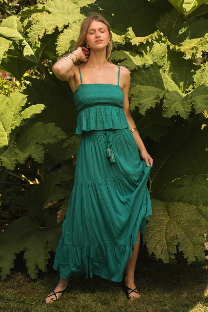 Koy Miami Tiered Long Skirt