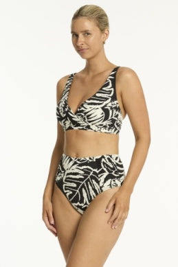 Sea Level Jungle Book Cross Front Top - Womens Bralette Bikini Tops - Big Sun Vernon  | Okanagan Beachwear