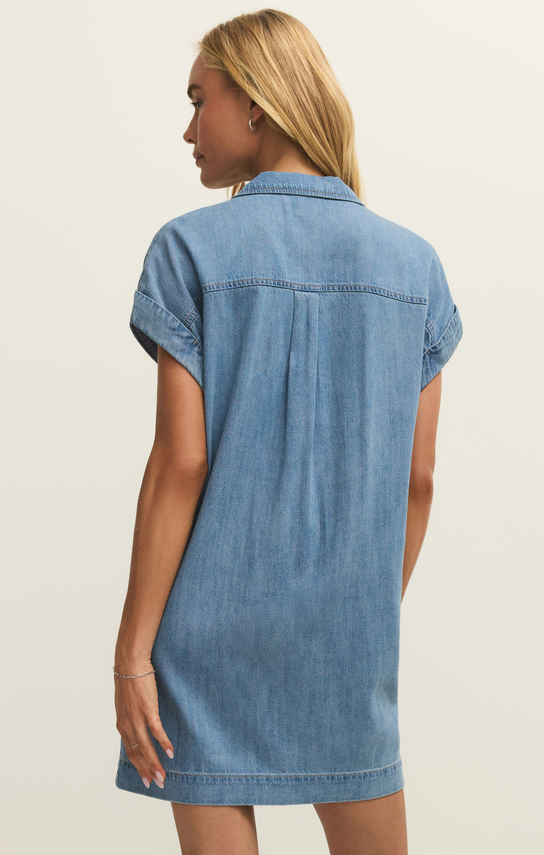 Z Supply Napa Denim Mini Dress