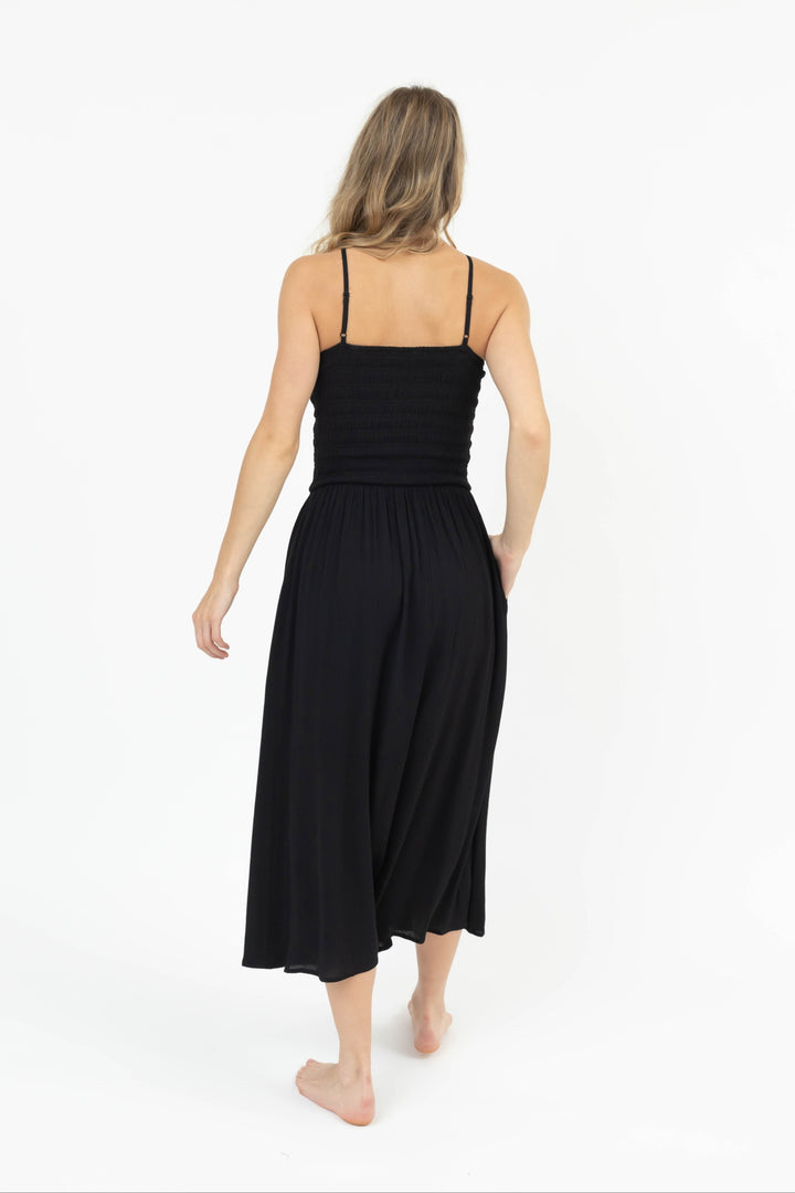 Koy Miami Luxe Hi Neck Midi Dress