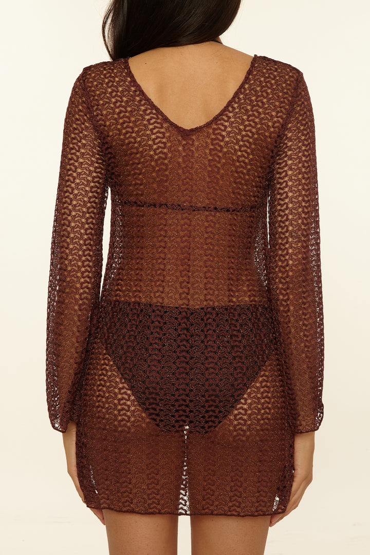 Becca Golden Crochet Tunic