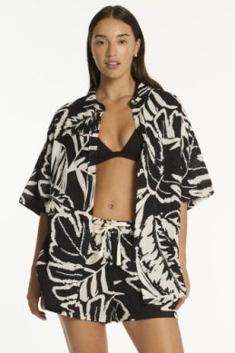 Sea Level Aloha Shirt - Womens Casual Coverups - Big Sun Vernon  | Okanagan Beachwear
