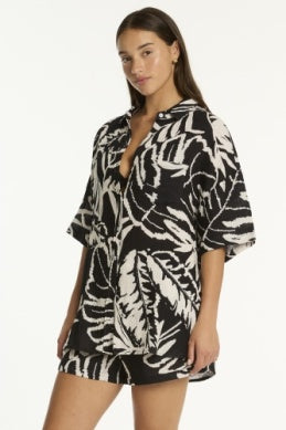Sea Level Aloha Shirt - Womens Casual Coverups - Big Sun Vernon  | Okanagan Beachwear