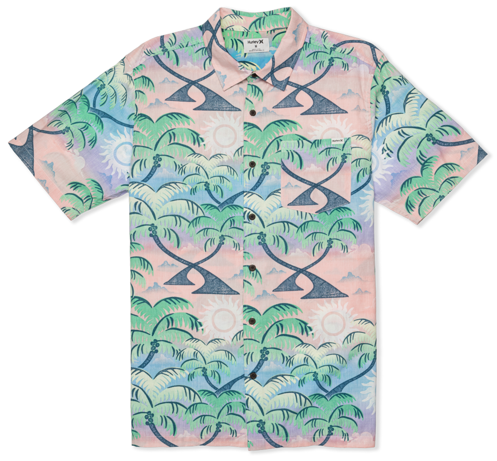 Hurley Rincon S/S Woven - Mens Woven Shirts - Big Sun Vernon  | Okanagan Beachwear