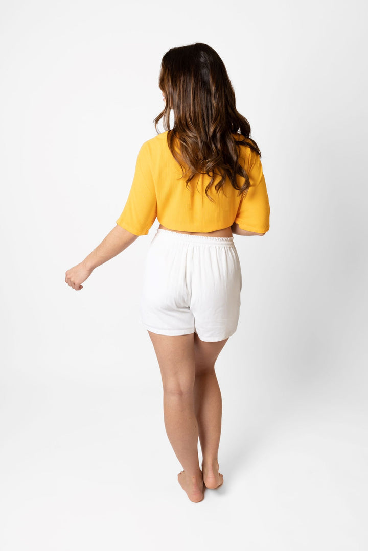 Koy Miami Tie Front Shorts - Womens Fashion Shorts - Big Sun Vernon  | Okanagan Beachwear