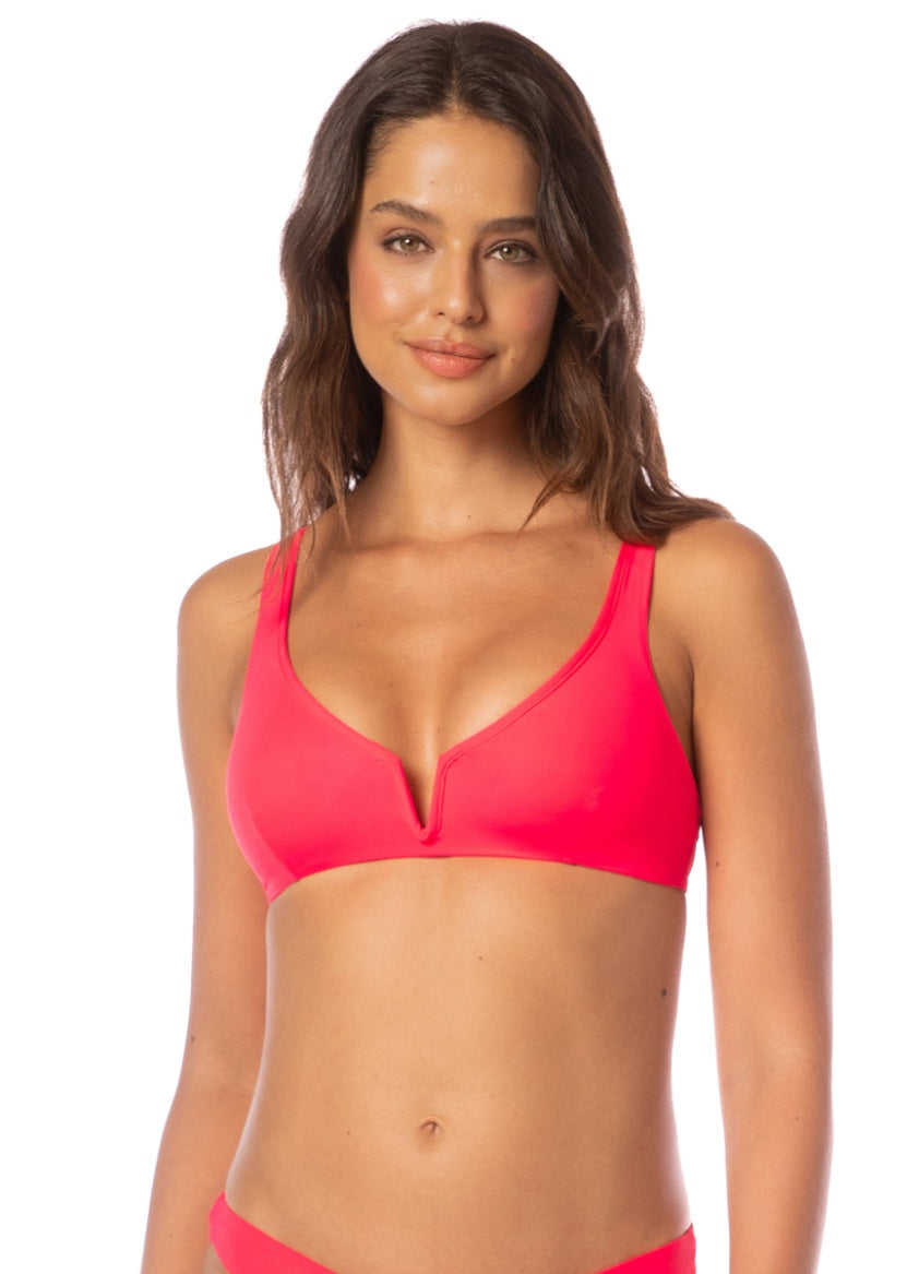 Maaji Coral Crush Victoria VWire Bralette Bikini - Womens Bralette Bikini Tops - Big Sun Vernon  | Okanagan Beachwear