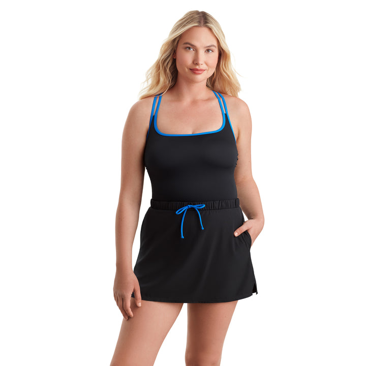 Penbrooke Skirted One Piece Runaround - Womens Fashion One Pieces - Big Sun Vernon  | Okanagan Beachwear