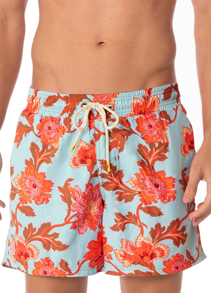 Maaji Floral Sky Sailor Shorts - Mens Swim Shorts - Big Sun Vernon  | Okanagan Beachwear