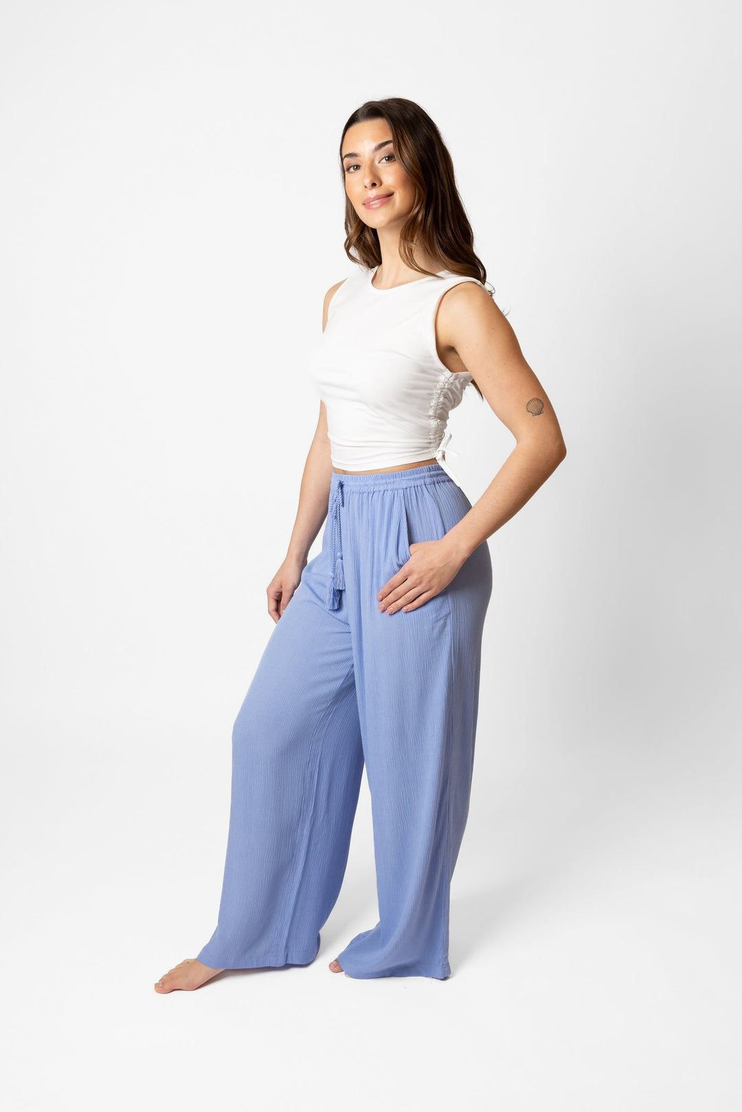 Koy Miami Wide Leg Pant - Womens Casual Pants - Big Sun Vernon  | Okanagan Beachwear