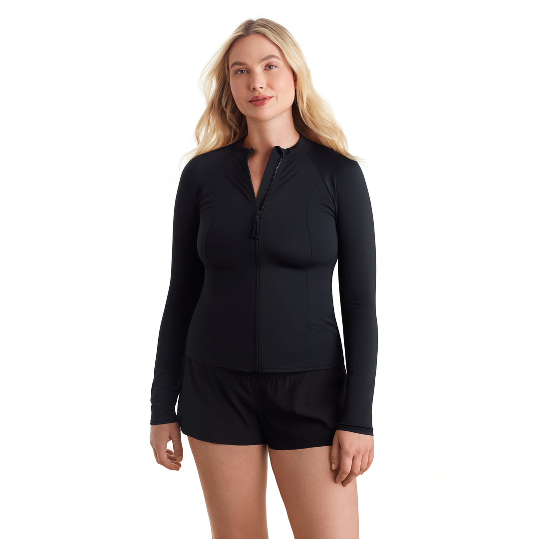 Penbrooke Long Sleeve Sun Shirt - Womens Long Sleeve Rashguards - Big Sun Vernon  | Okanagan Beachwear