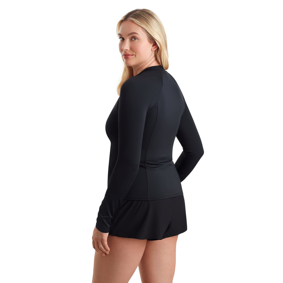 Penbrooke Long Sleeve Sun Shirt - Womens Long Sleeve Rashguards - Big Sun Vernon  | Okanagan Beachwear