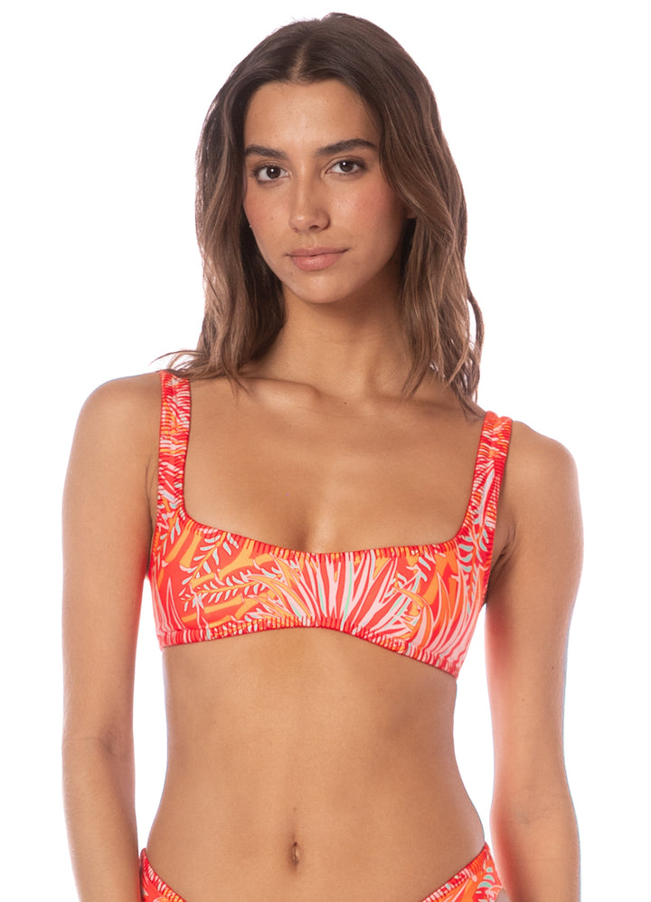 Maaji Coral Foliage Sunquest Top - Womens Bralette Bikini Tops - Big Sun Vernon  | Okanagan Beachwear