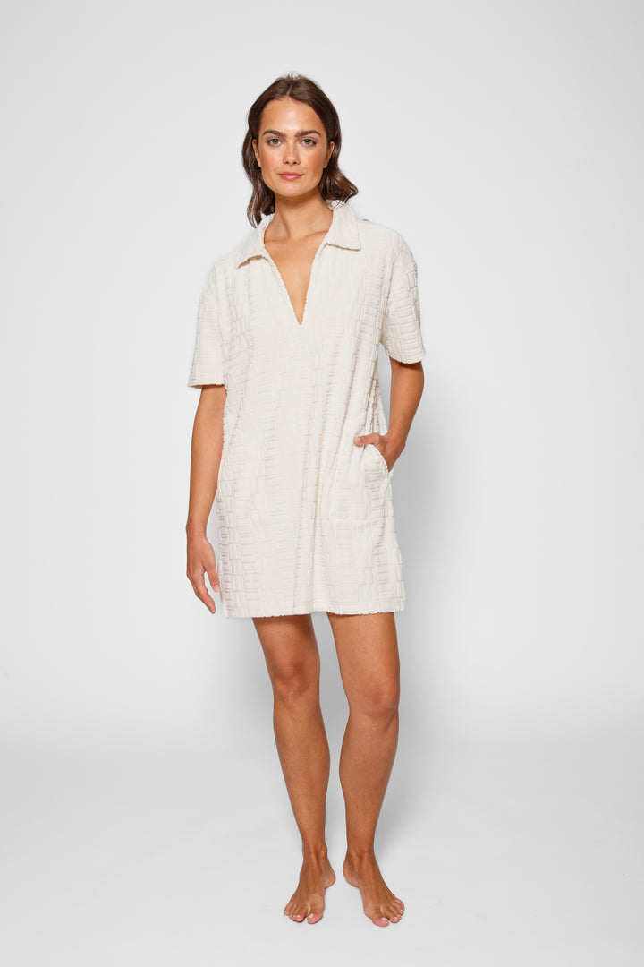 Koy Malibu Oversized Polo Shirt - Womens Casual Coverups - Big Sun Vernon  | Okanagan Beachwear