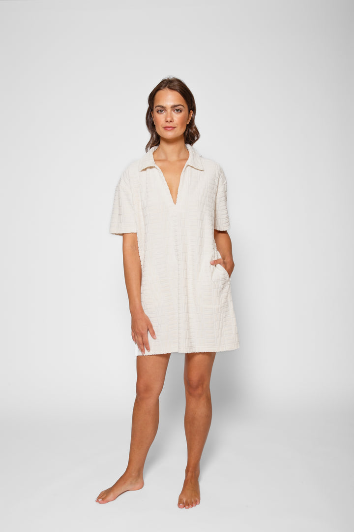 Koy Malibu Oversized Polo Shirt - Womens Casual Coverups - Big Sun Vernon  | Okanagan Beachwear