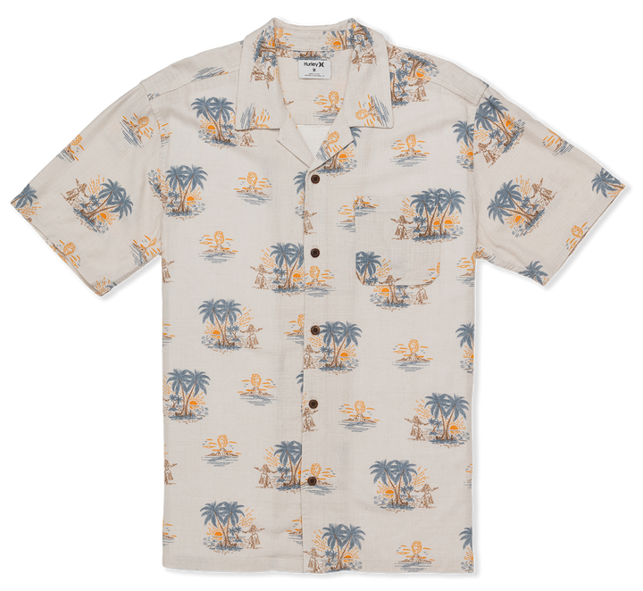 Hurley Laguna Camp S/S Woven - Mens Woven Shirts - Big Sun Vernon  | Okanagan Beachwear