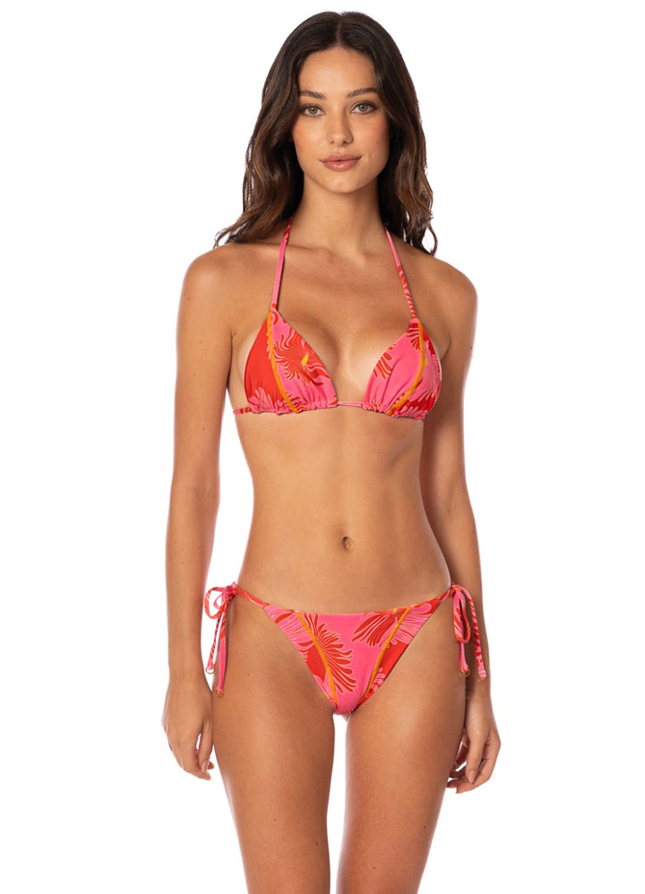 Maaji Water Blossom Balmy Triangle Bikini Top