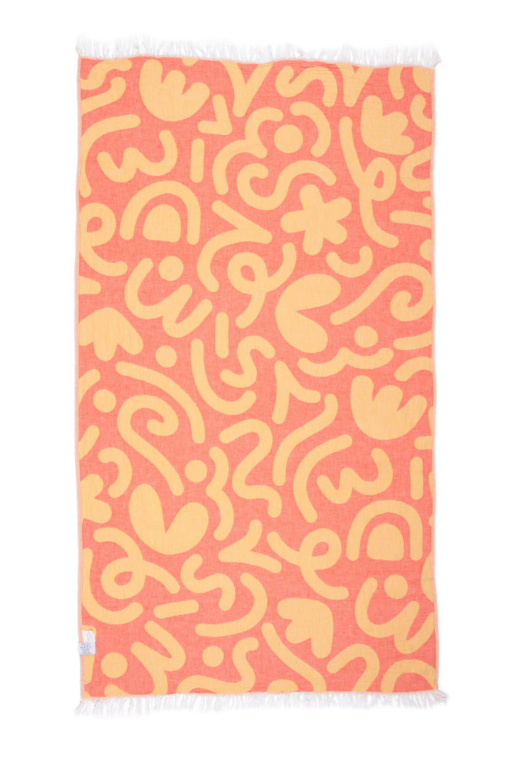 Tofino Towel Drew Doodle Towel - Beach Towels - Big Sun Vernon  | Okanagan Beachwear