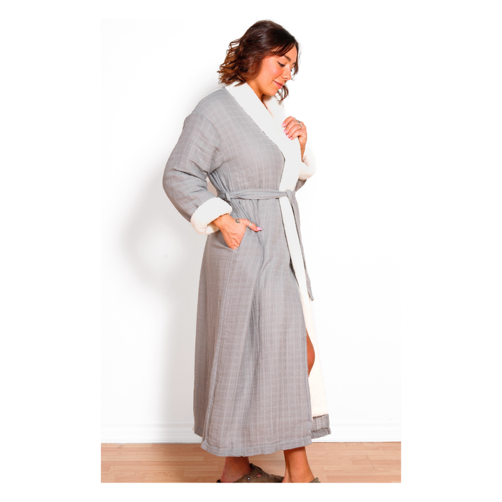Tofino Towel Boreal Fleece Robe - Womens Sleep Tops - Big Sun Vernon  | Okanagan Beachwear