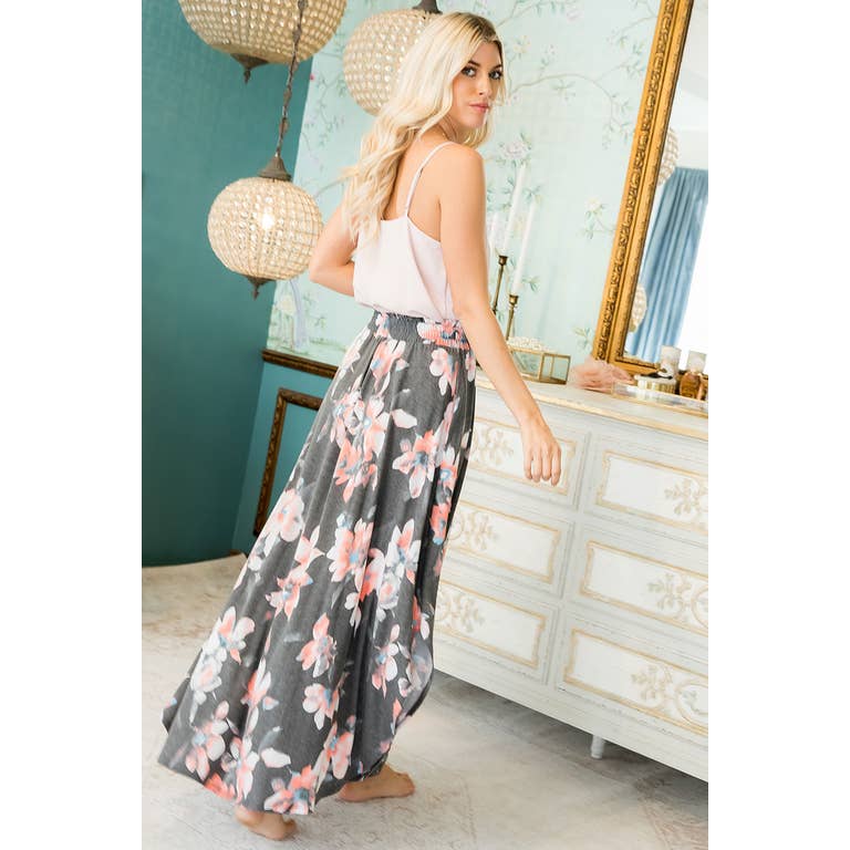 Maggie Floral Maxi Skirt - Womens Skirts - Big Sun Vernon