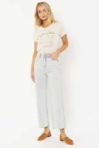 Amuse Gabi Crop Flare Denim Pant - Womens Casual Pants - Big Sun Vernon