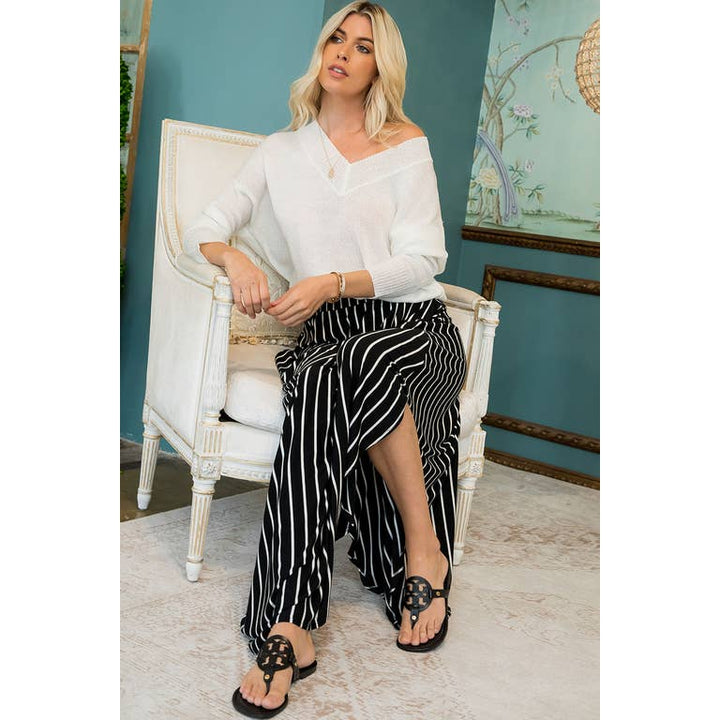 Maggie Vertical Striped Maxi Skirt - Womens Skirts - Big Sun Vernon