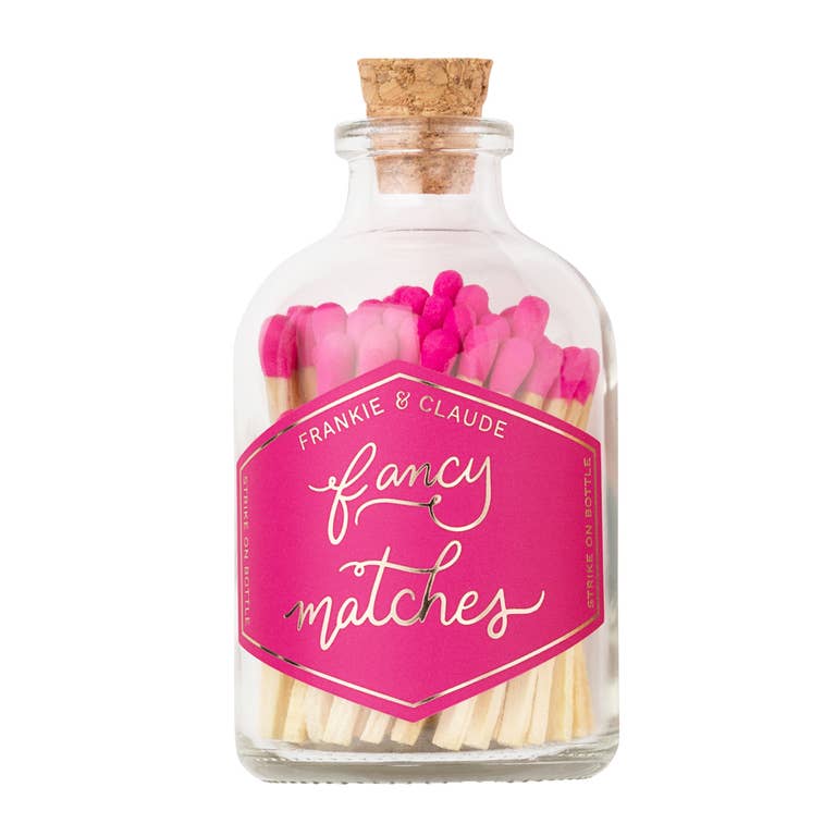 Frankie & Claude Fancy Match Jars - Home Decorations - Big Sun Vernon