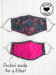 Natural Life Face Mask Navy - Womens Face Masks - Big Sun Vernon