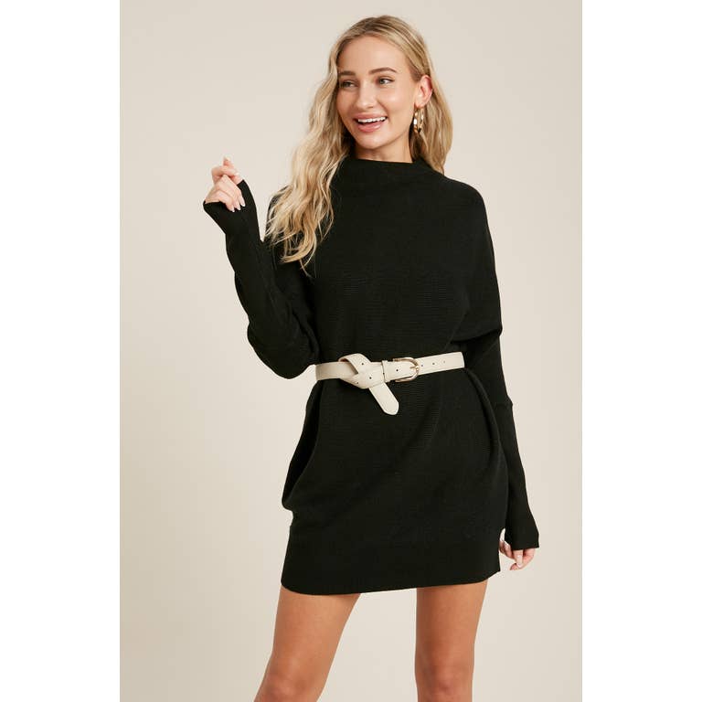 Dani Slouch Neck Dolman Tunic - Womens Casual Dresses - Big Sun Vernon