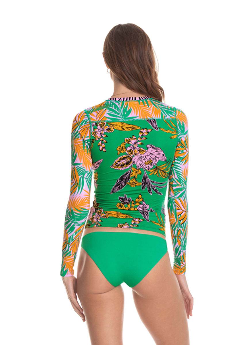 Maaji Expedition Flora Diver Rashguard - Womens Long Sleeve Rashguards - Big Sun Vernon